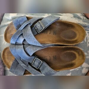 Birkenstock LUGANO Dusty BLUE Women's sandal Size 11